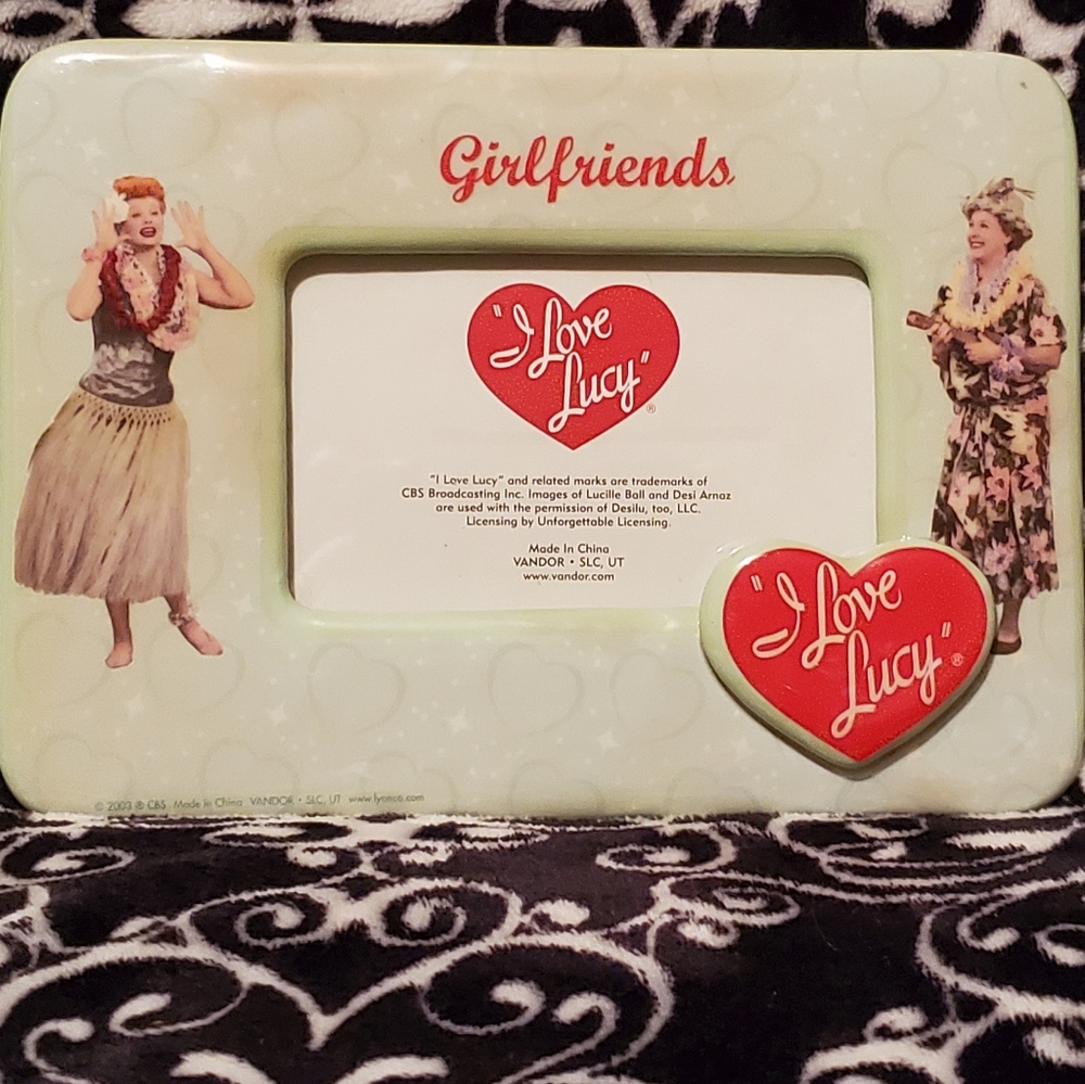 Collectible "I Love Lucy" photo frame
